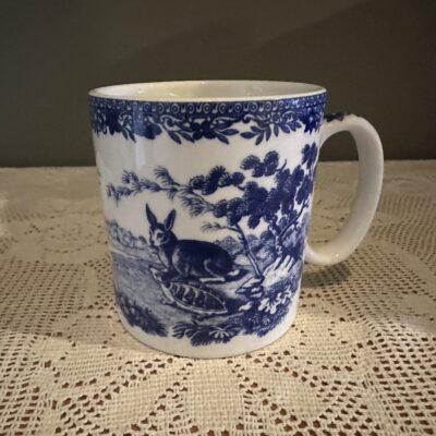 Spode Blue Room Aesop's Fables Mug In Original Box - Tortoise, Hare And Fox