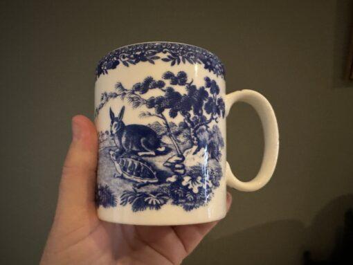 Spode Blue Room Aesop's Fables Mug In Original Box - Tortoise, Hare And Fox - Image 4