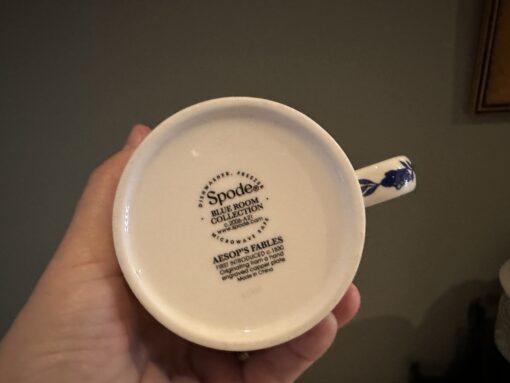 Spode Blue Room Aesop's Fables Mug In Original Box - Tortoise, Hare And Fox - Image 6