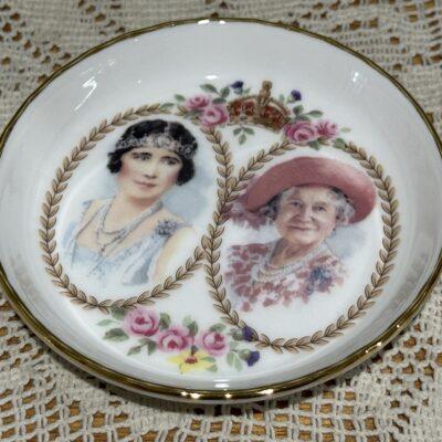 Royal Albert Small Dish To Commemorate The Queen Mothers 100th Year