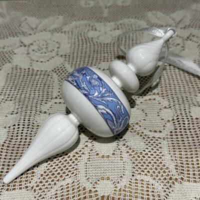 Wedgwood Long Christmas Xmas Tree Bauble - Spire / Pendulum - Boxed