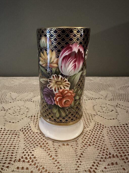 Spode Regency Posy Vase In Original Box - Heavily Gilt