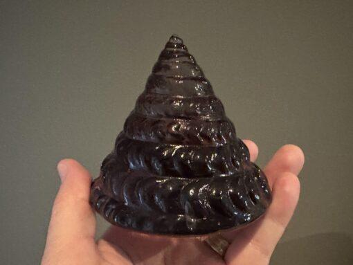 Meg Caslake And David Pedler Amethyst Glass Seashell