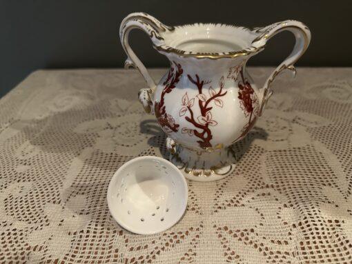 Coalport Indian Tree Coral Potpourri Lidded Jar - Image 3