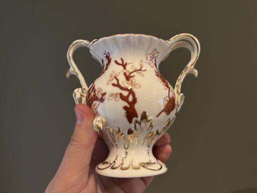 Coalport Indian Tree Coral Potpourri Lidded Jar - Image 4