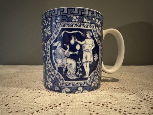 Spode Blue Room Archive Mug In Original Box - Greek Pattern