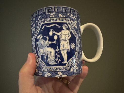 Spode Blue Room Archive Mug In Original Box - Greek Pattern - Image 4