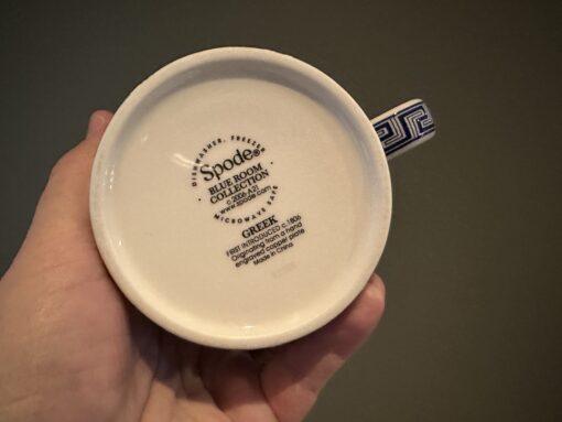 Spode Blue Room Archive Mug In Original Box - Greek Pattern - Image 6