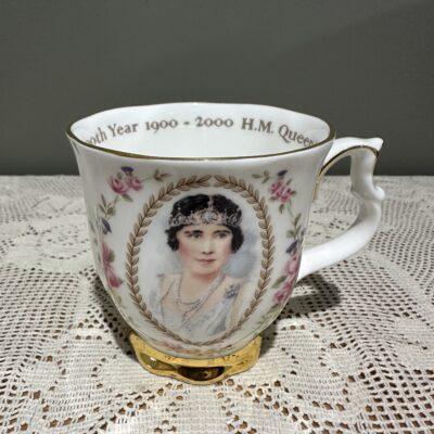 Royal Albert Coffee Mug To Commemorate The Queen Mothers 100th Year