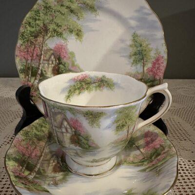 Vintage Royal Albert Trio - The Old Mill