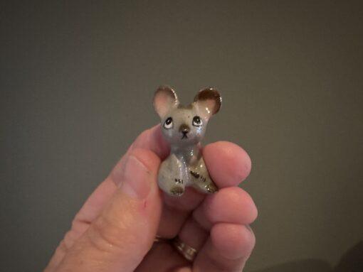 Vintage And Rare Napco Mother Mouse And Six Baby Mice Figurines - Image 7