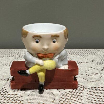 Vintage Mansell Print UK Humpty Dumpty Porcelain Egg Cup