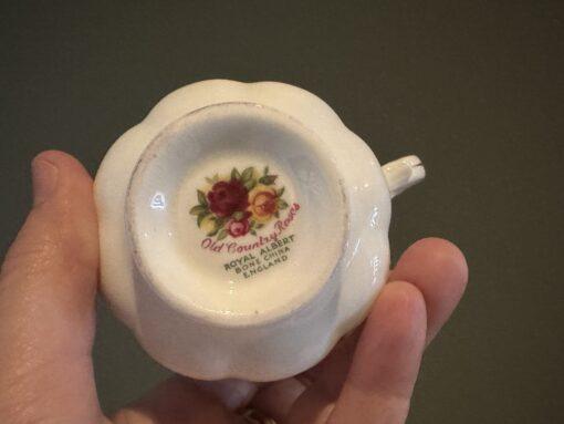 Royal Albert Old Country Roses Demitasse Cup And Saucer Set - Image 3