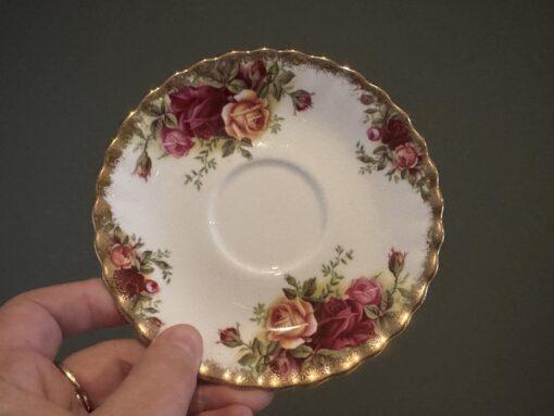 Royal Albert Old Country Roses Demitasse Cup And Saucer Set - Image 5