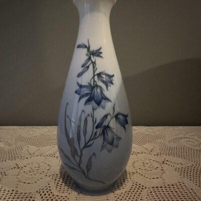 Royal Copenhagen Tall Vase With Bluebell Pattern