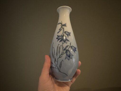 Royal Copenhagen Tall Vase With Bluebell Pattern - Image 3
