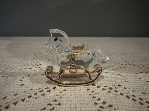 Swarovski Crystal Memories Miniature Rocking Horse Figurine