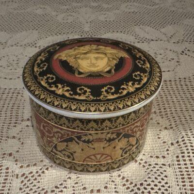 Rosenthal For Versace Medusa Lidded Trinket Box - Original Box And Certificate