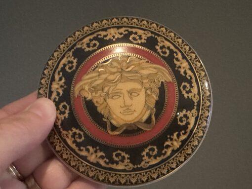 Rosenthal For Versace Medusa Lidded Trinket Box - Original Box And Certificate - Image 2