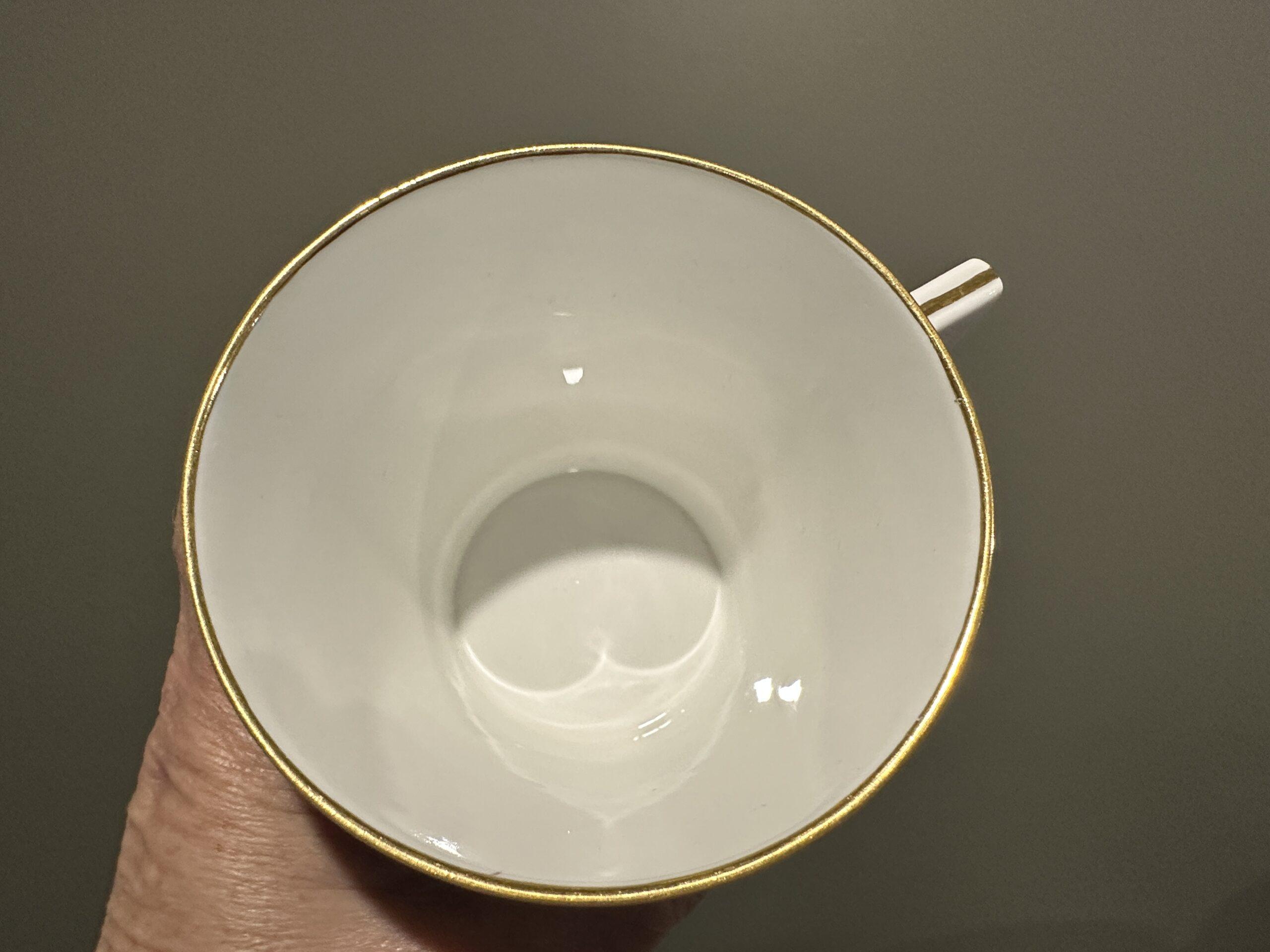 Rare Royal Crown Derby Vintage Breakfast Trio - Pembroke Pattern - Royal Blue - Image 3