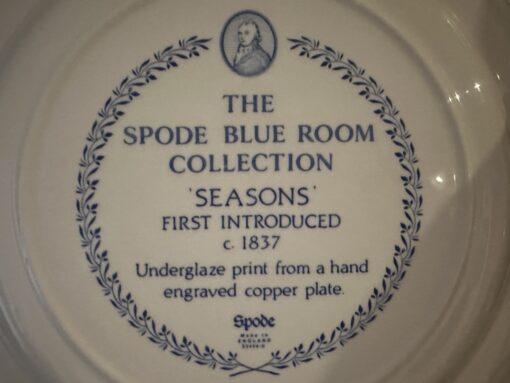 Spode Blue Room Collection Large Display Plate - Seasons - Image 4