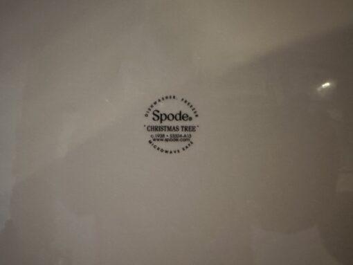 Large Spode Christmas Tree Tab Handled Serving Plate - Image 4