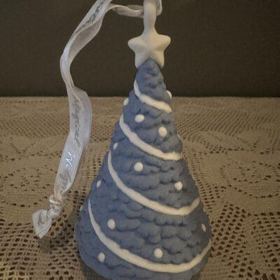 Wedgwood Jasperware Christmas Xmas Tree Bauble / Ornament In Box
