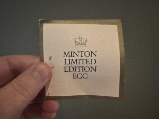 Minton Limited Edition Egg On Stand - Boxed - Image 8