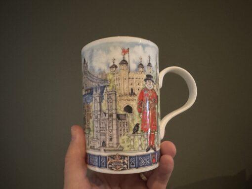 James Sadler Tall London Scenes Coffee Mug - Image 4