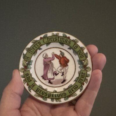 Spode 1983 Miniature Christmas / Xmas Plate - A Merry Christmas To You