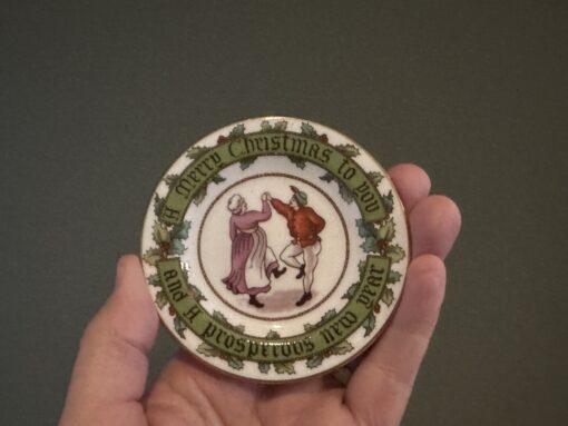 Spode 1983 Miniature Christmas / Xmas Plate - A Merry Christmas To You