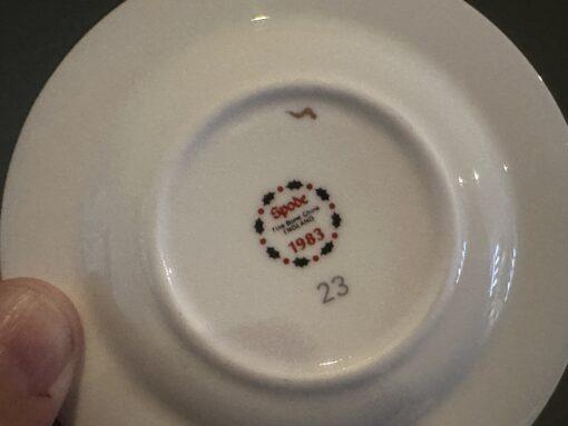Spode 1983 Miniature Christmas / Xmas Plate - A Merry Christmas To You - Image 4