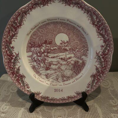 Johnson Brothers Twas The Night 2014 Christmas Collector Plate