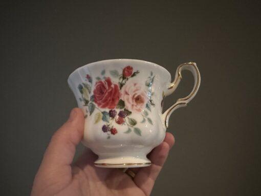 Royal Albert Rosa Teacup And Saucer Duo - Roses And Blackberries - Image 2