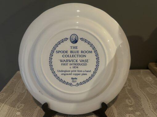 Spode Blue Room Collection Large Display Plate - Warwick Vase - Image 3