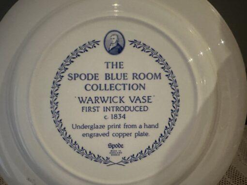 Spode Blue Room Collection Large Display Plate - Warwick Vase - Image 4