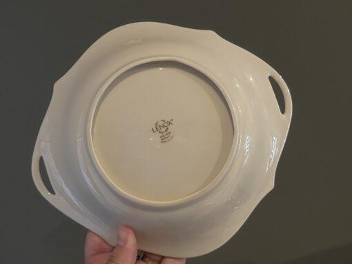 Lovely Lenox Holiday Handled Bowl - Holly And Berries With Gilt Trim - Image 3