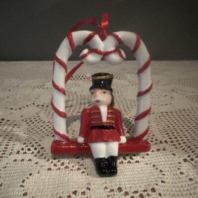 Villeroy And Boch Toy Soldier Candy Cane Christmas Tree Bauble