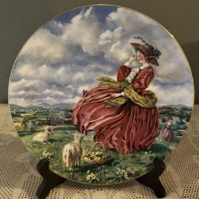 Royal Doulton International Collectors Club Top O' The Hill Display Plate In Box
