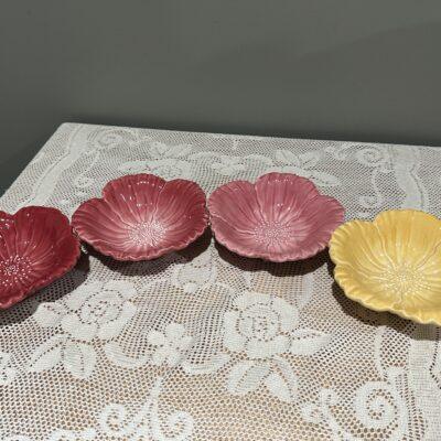 Royal Albert Set Of Four Country Rose Small Utility Bowls - Flower Shaped