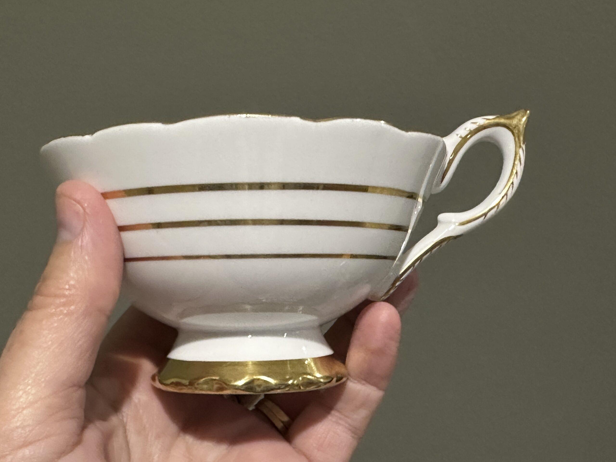 Royal Stafford Richly Gilt Golden Bramble 5pc Dinner Place Setting For One - Image 4